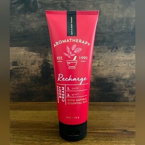 Bath & Body Works Aromatherapy Recharge Sage & Mint Body Cream 8oz